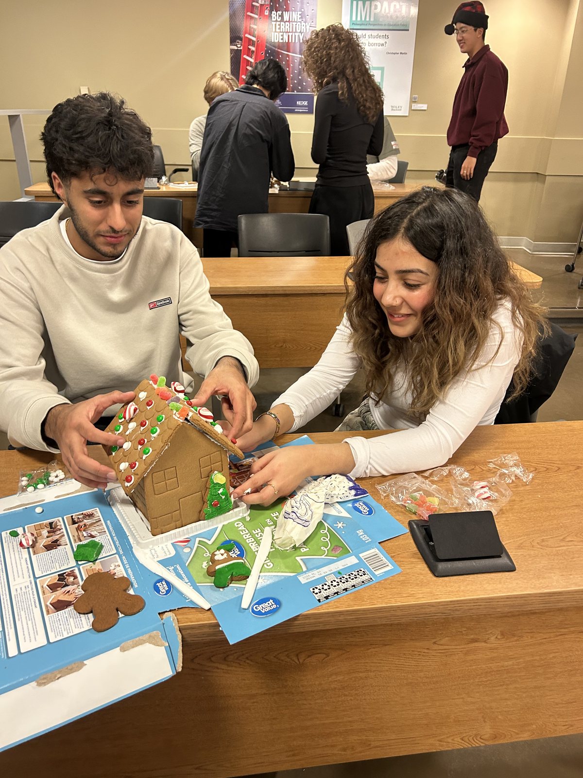 UBCO Steel Bridge gingerbread house competition