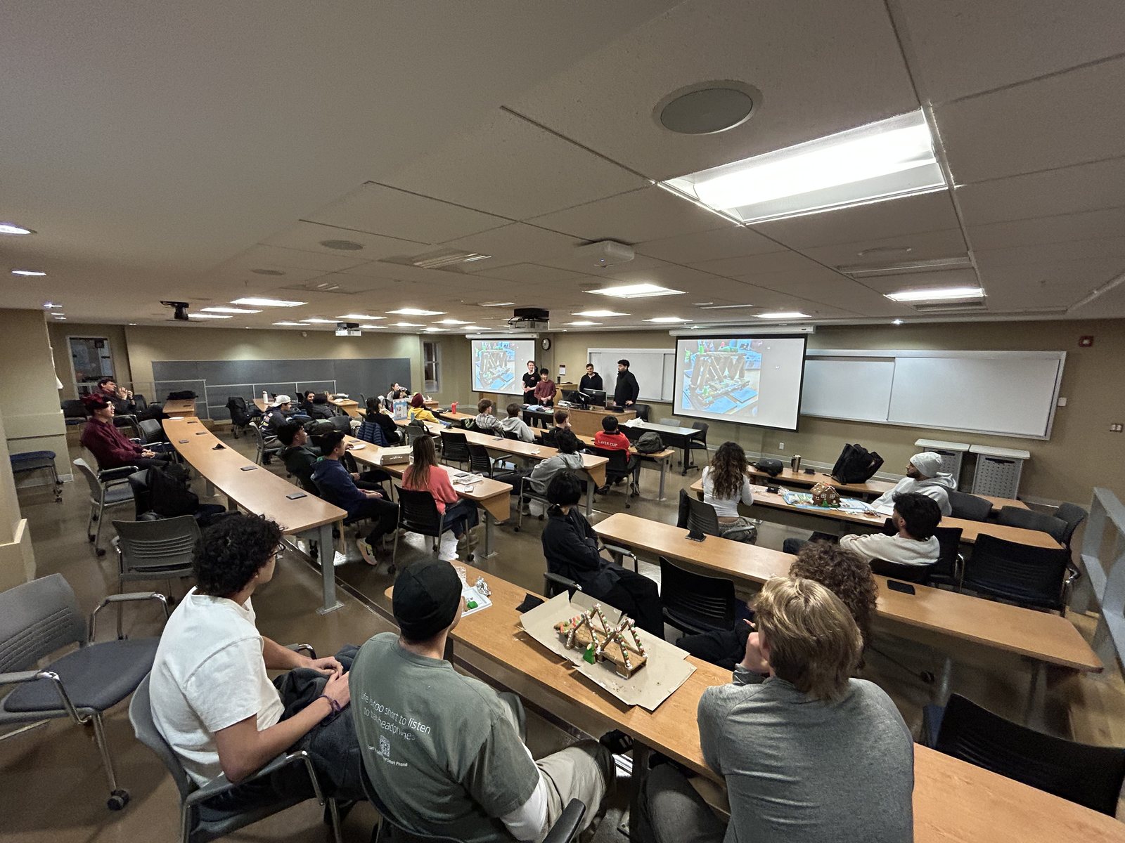 UBCO Steel Bridge gingerbread house competition